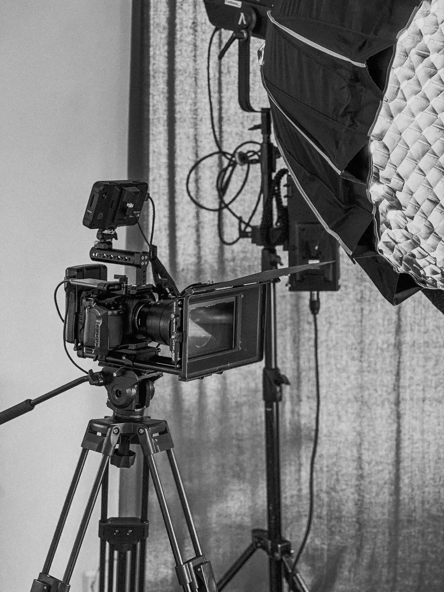 Kamera auf Set